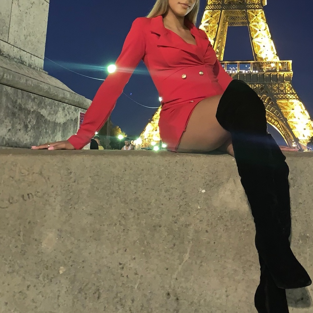 Red Blazer Dress